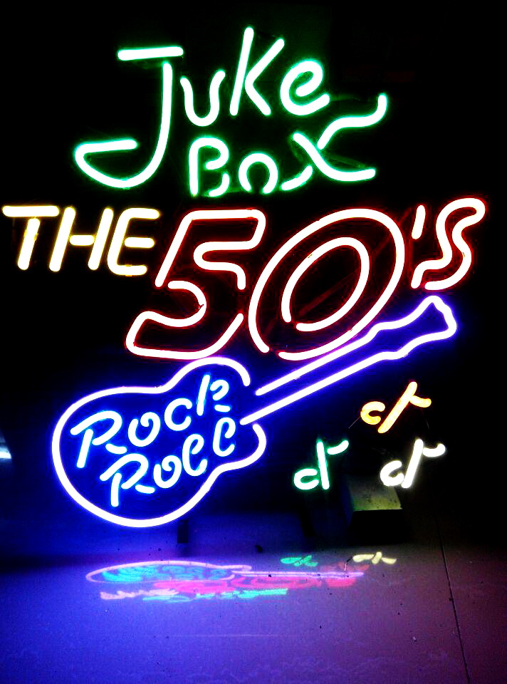 Rock N Roll Jukebox 50s Neon Sign